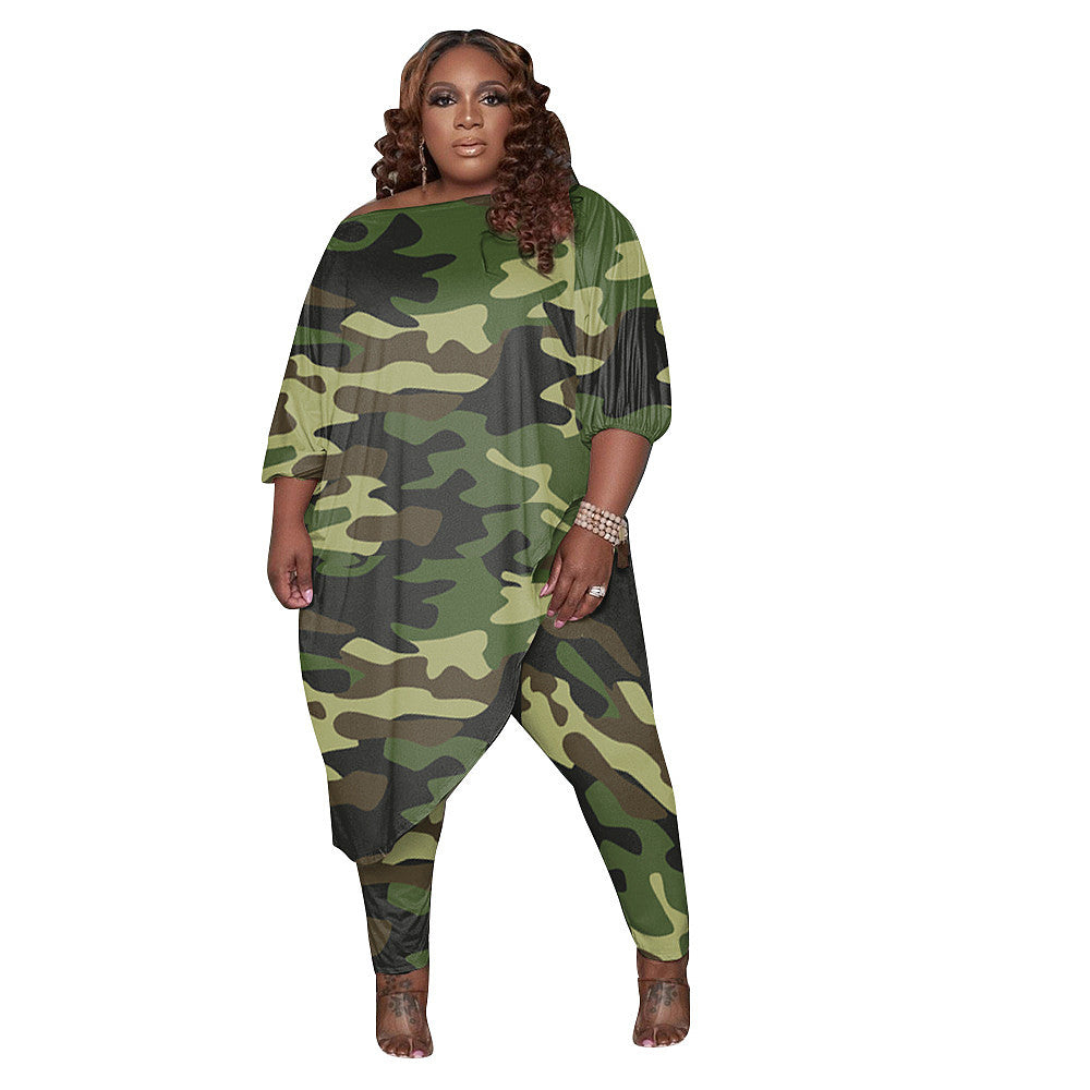 Camouflage Leggings Set